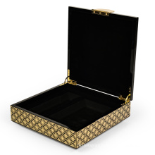 Luxury Craft Piano Wood Lacquer Gift Storage Packaging Custom Wooden Box With Hinged Lid